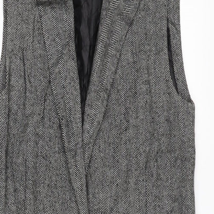 Womens UK Size 6 Warehouse Black Gilet