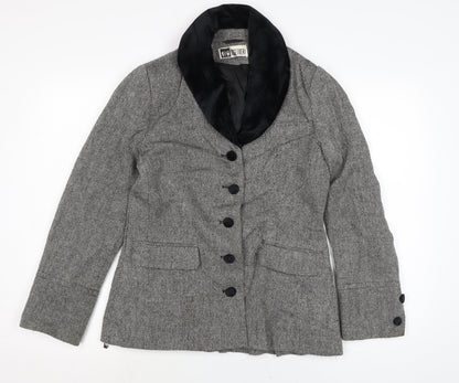 Womens UK Size 12 Together Black Jacket