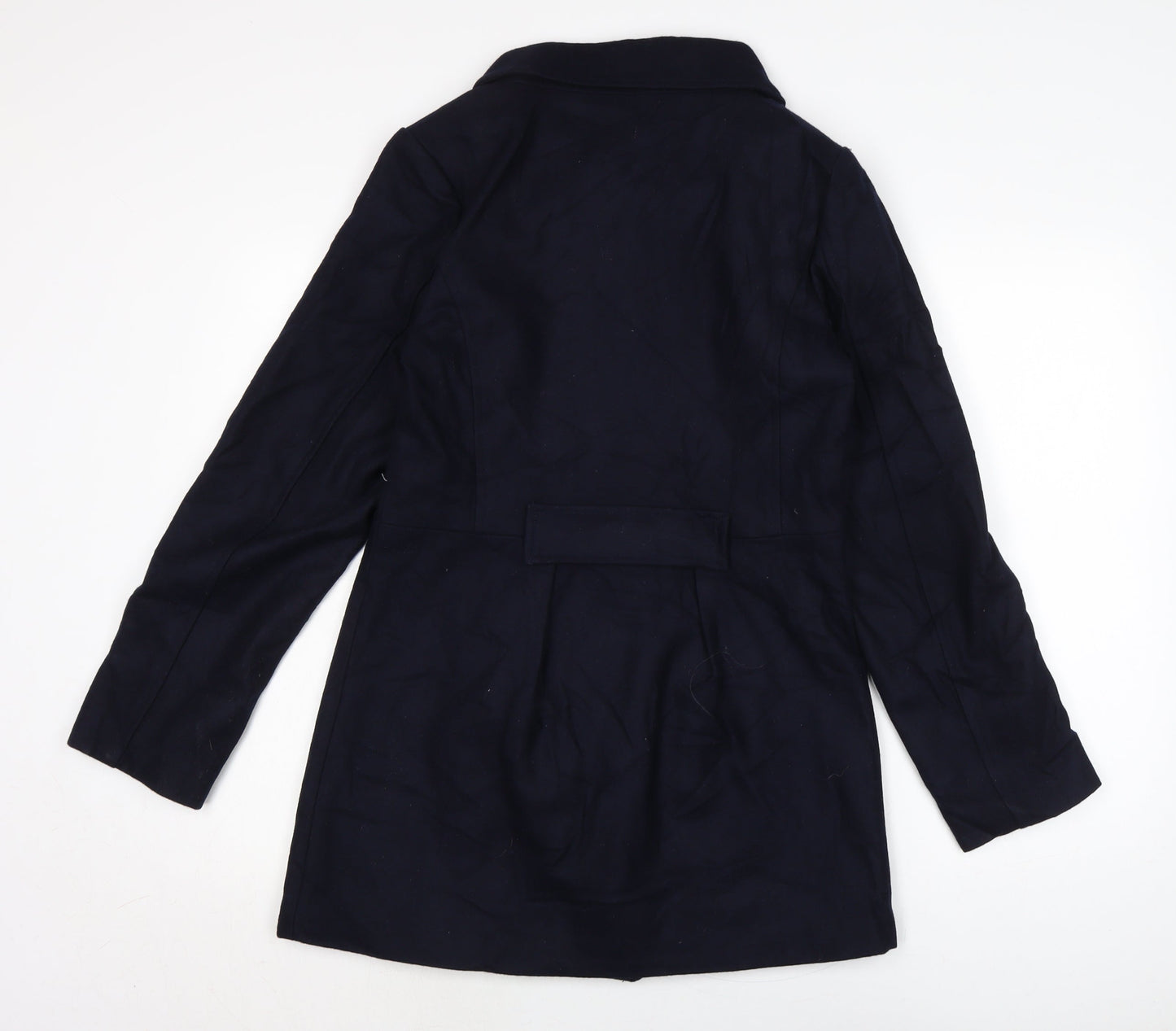 Womens UK Size 12 Evita Blue Overcoat