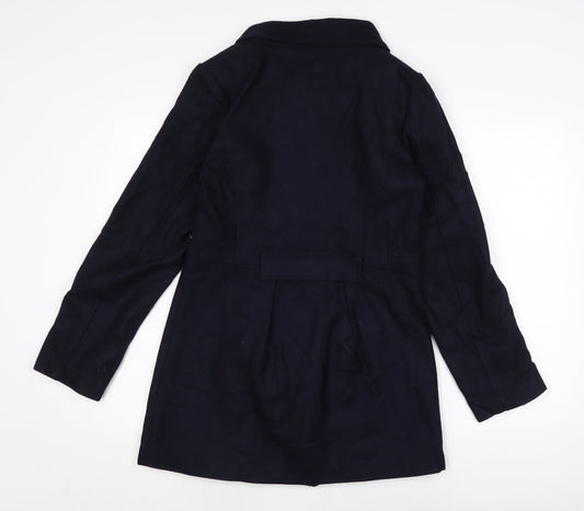 Womens UK Size 12 Evita Blue Overcoat