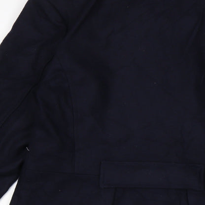Womens UK Size 12 Evita Blue Overcoat