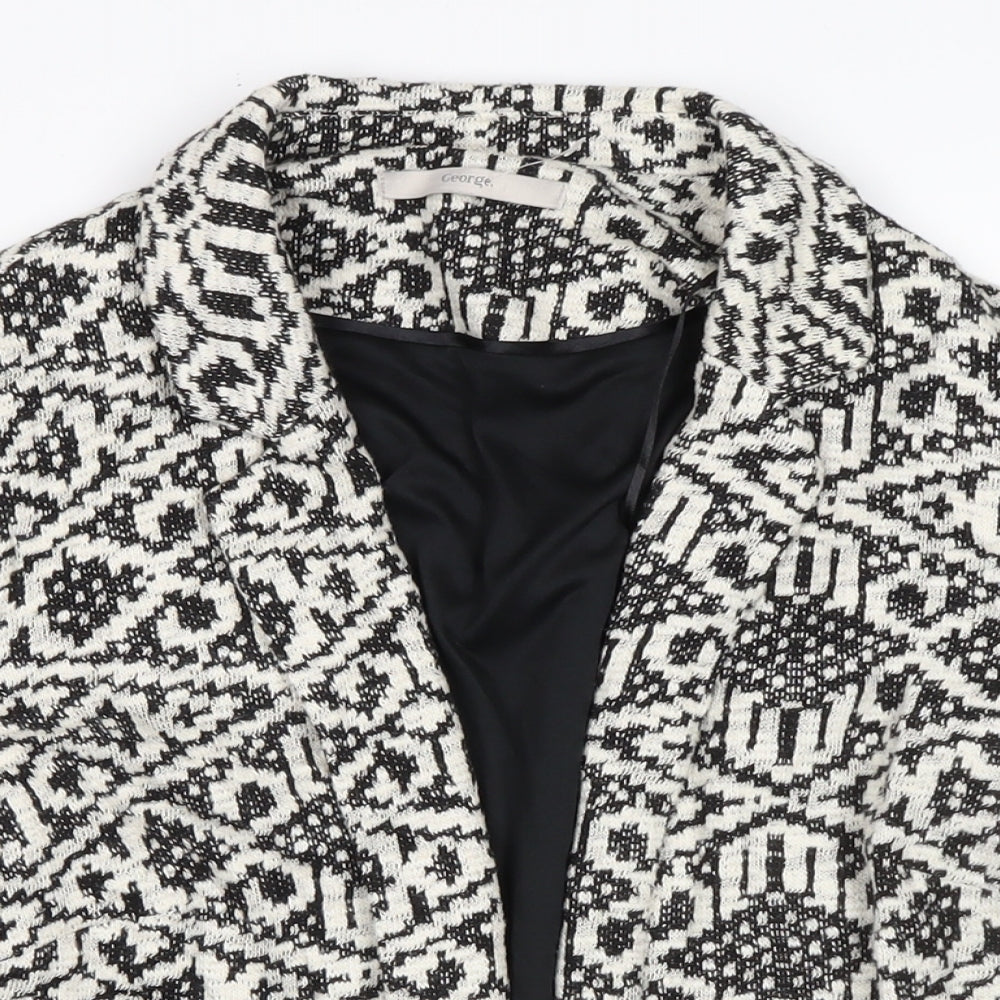 George Womens Ivory Jacket Size 14