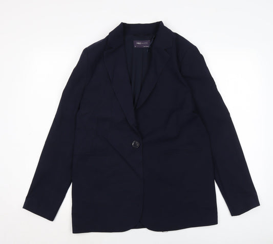 Womens UK Size 10 Marks and Spencer Blue Jacket