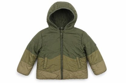 Mothercare Boys Green Puffer Jacket Jacket Size 18-24 Months Zip