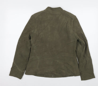 Womens UK Size 10 EWM Green Jacket