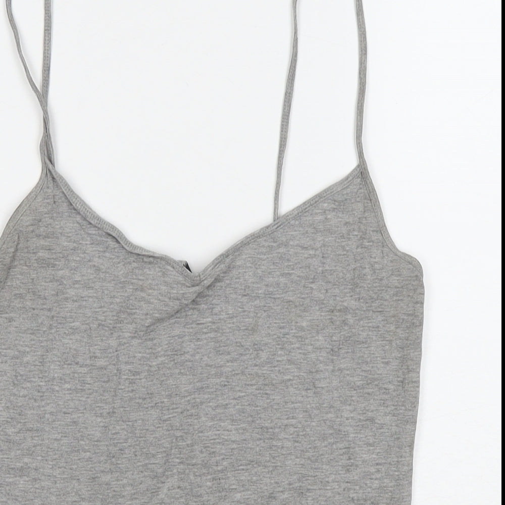 Womens UK Size M H&M Grey Camisole Tank