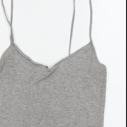 Womens UK Size M H&M Grey Camisole Tank
