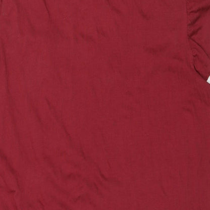 Womens UK Size 18 NEXT Red Basic T-Shirt