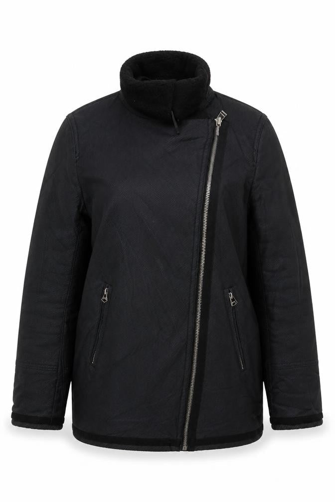 Womens UK Size M Gap Black Overcoat