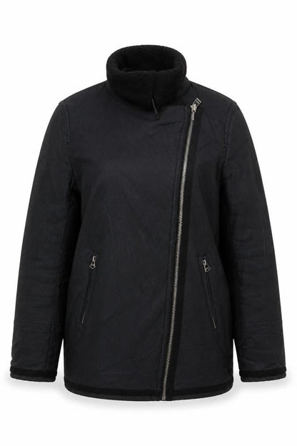 Womens UK Size M Gap Black Overcoat