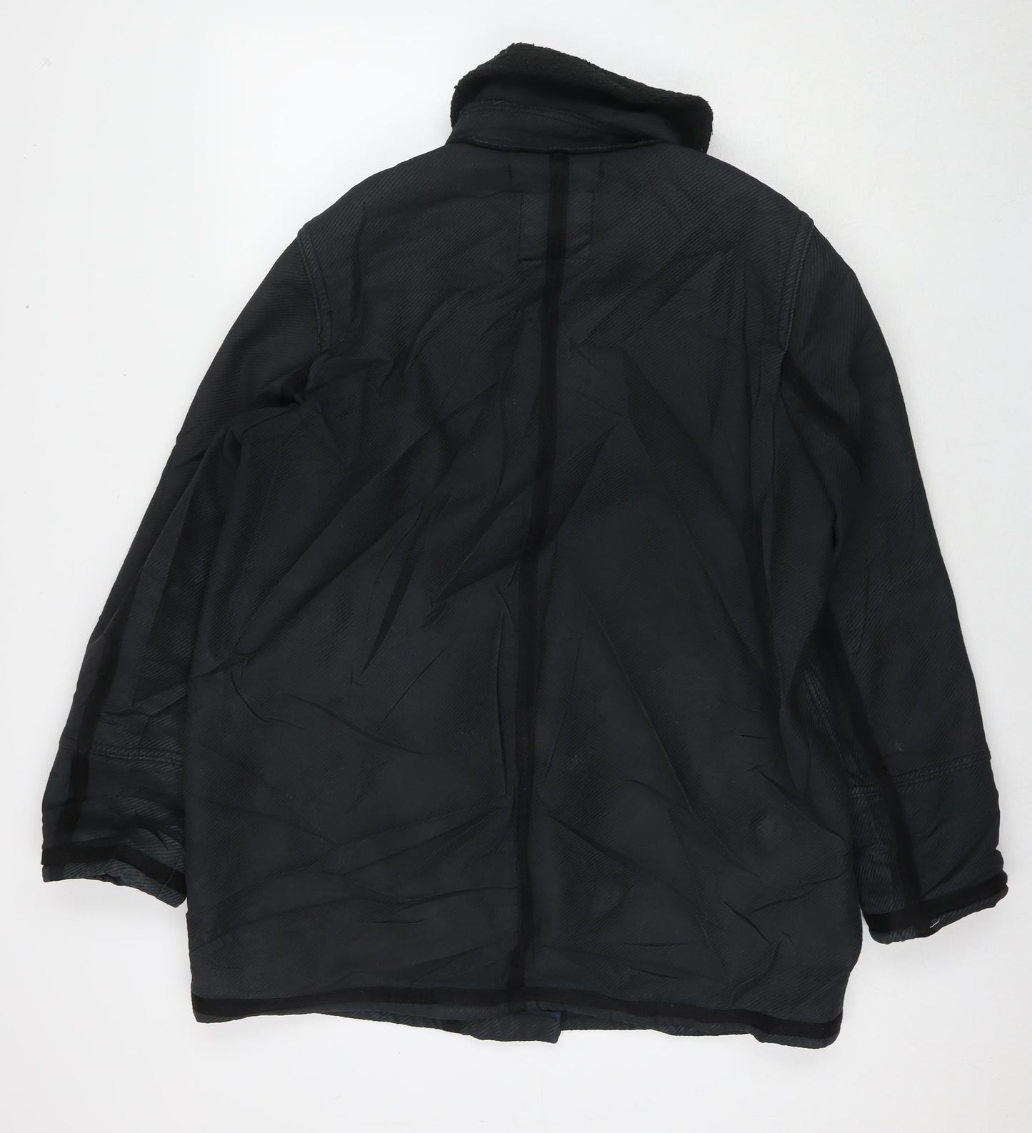 Womens UK Size M Gap Black Overcoat
