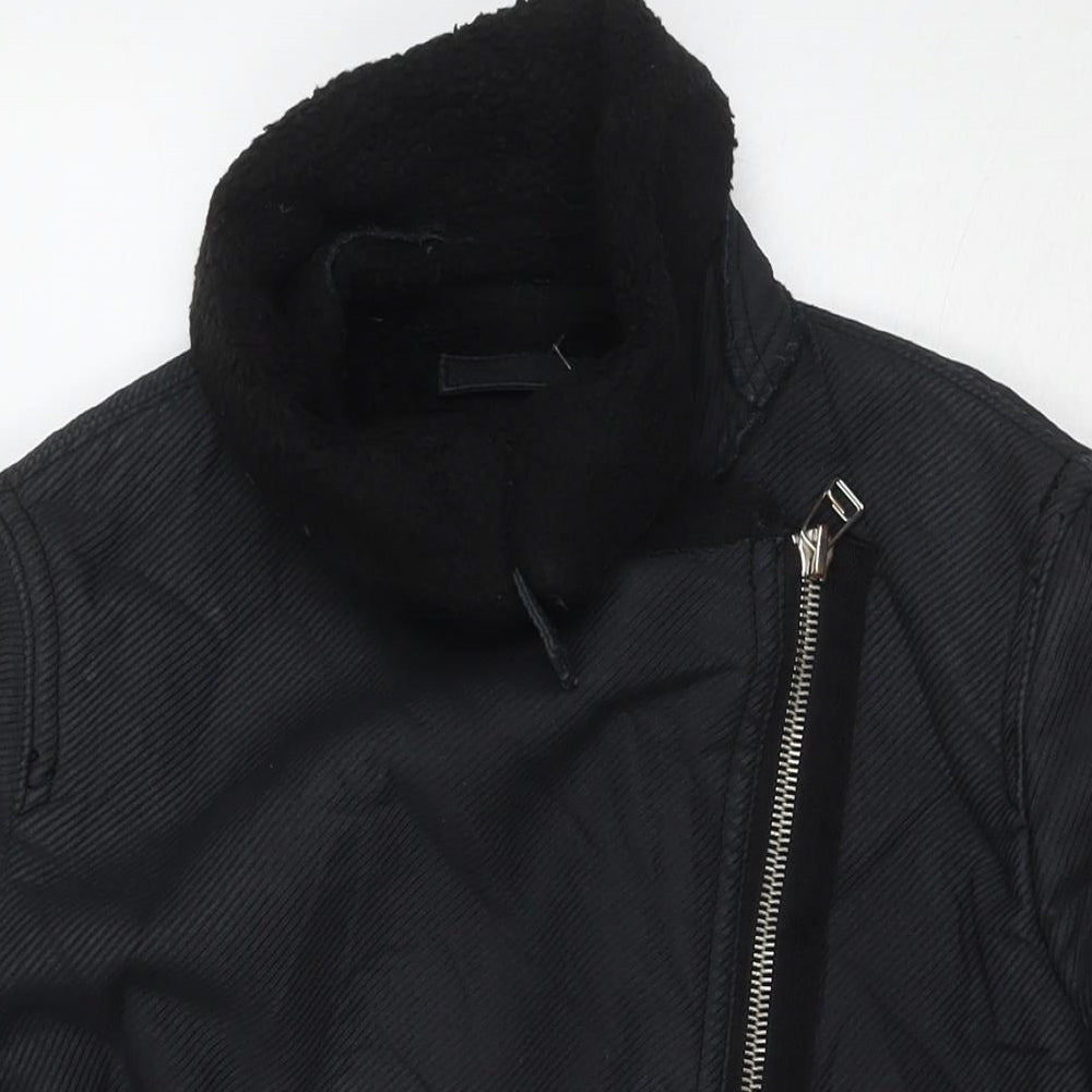 Womens UK Size M Gap Black Overcoat