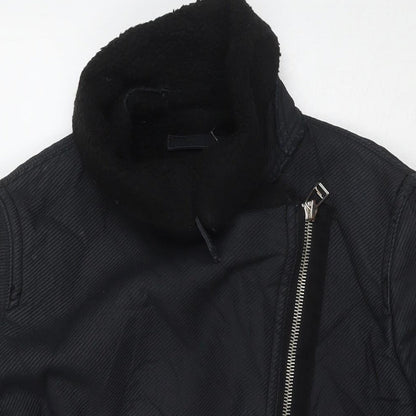 Womens UK Size M Gap Black Overcoat