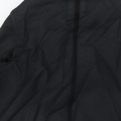 Womens UK Size M Gap Black Overcoat