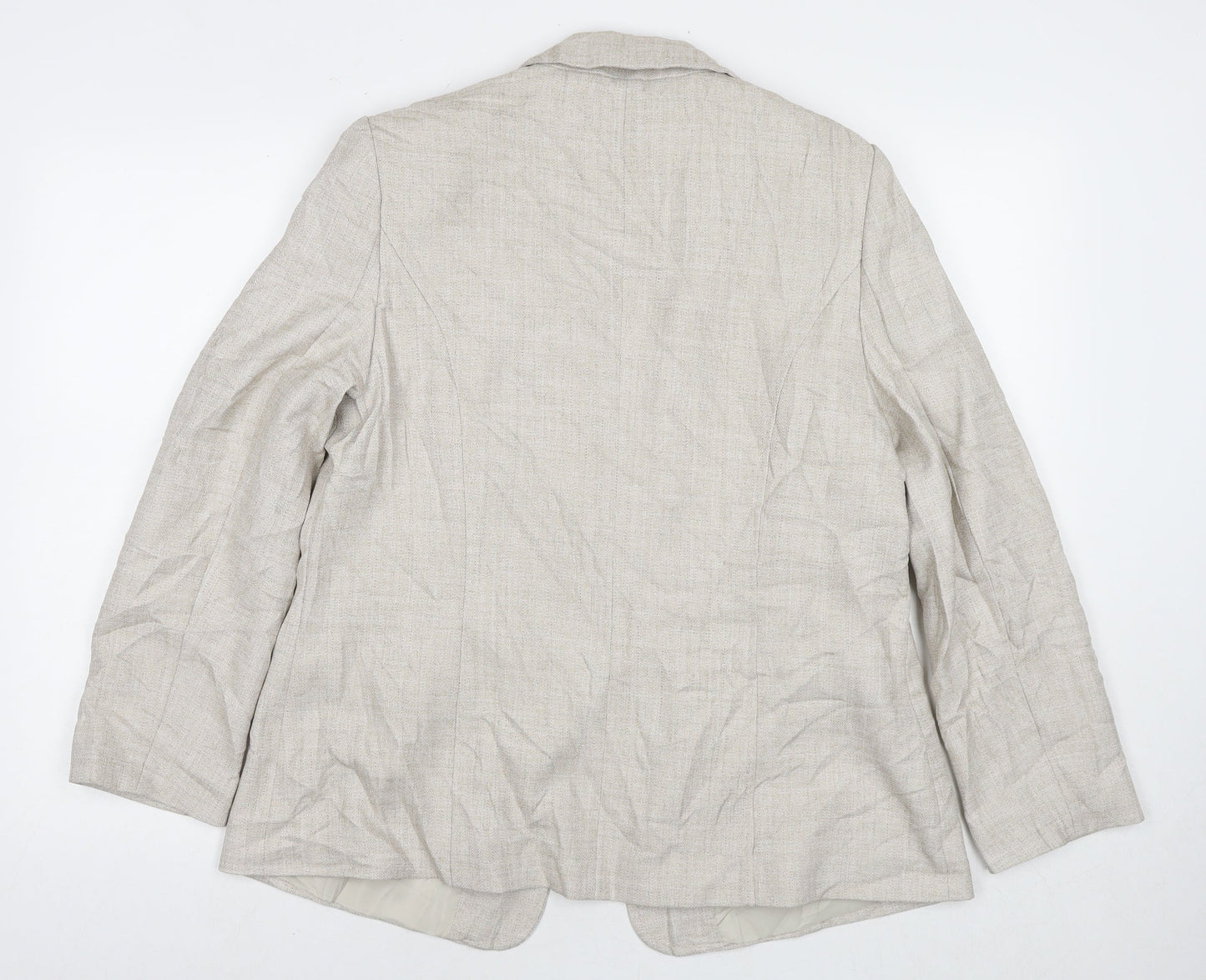Womens UK Size 16 EWM Beige Jacket