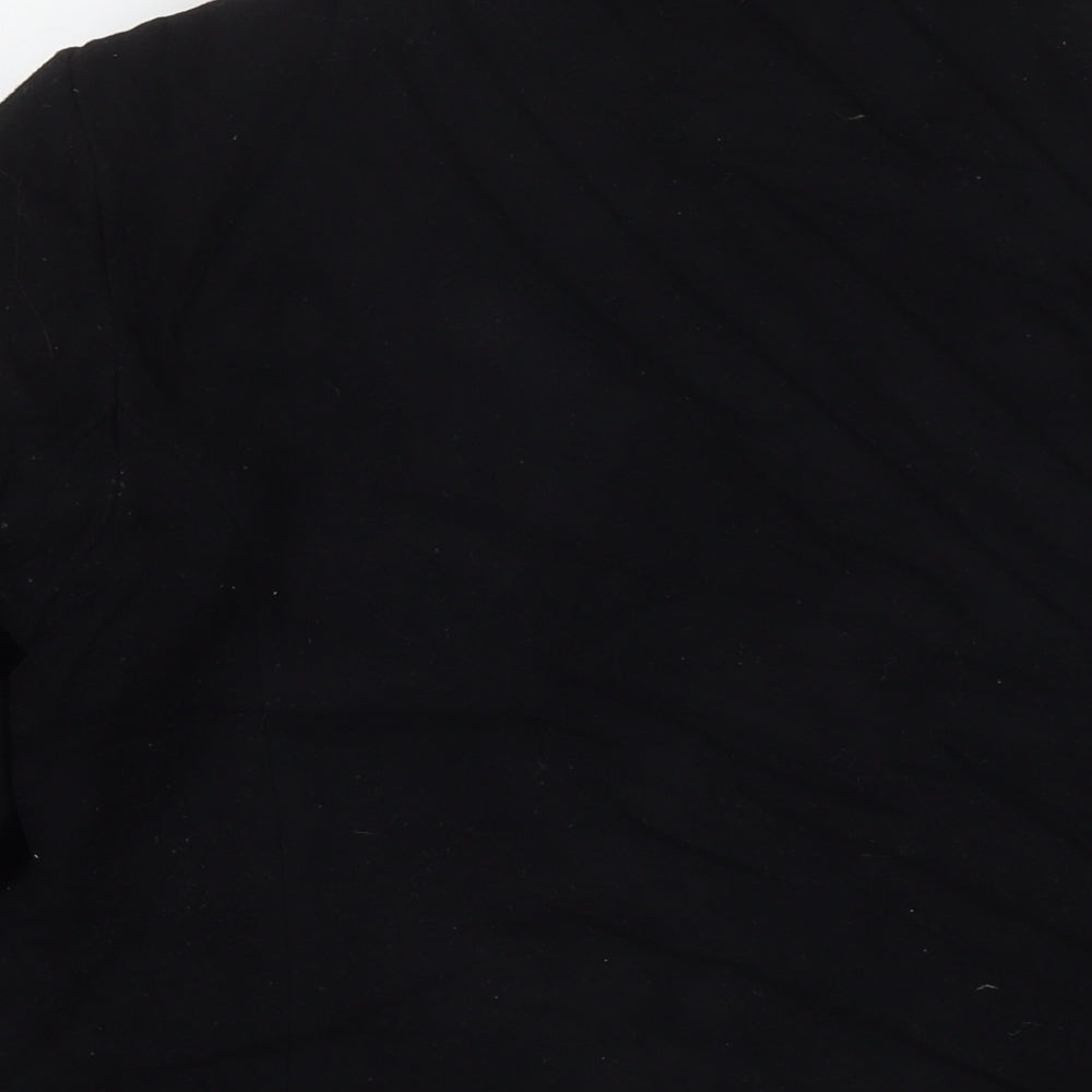 Womens UK Size 14 Dorothy Perkins Black Overcoat