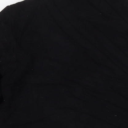 Womens UK Size 14 Dorothy Perkins Black Overcoat
