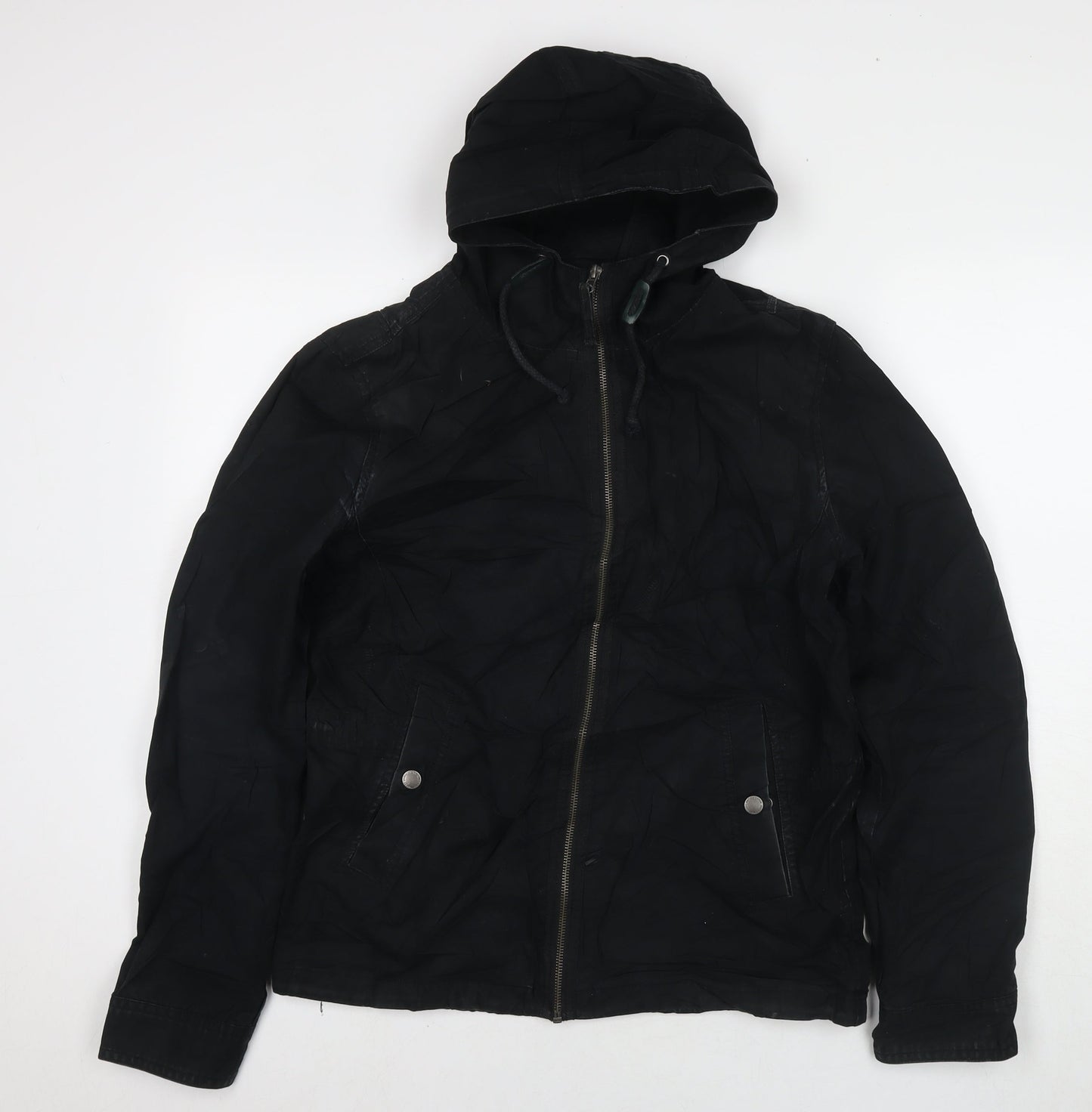 Mens UK Size S Burton Black Parka Coat