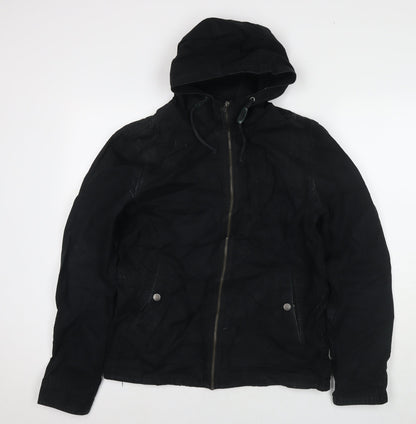Mens UK Size S Burton Black Parka Coat