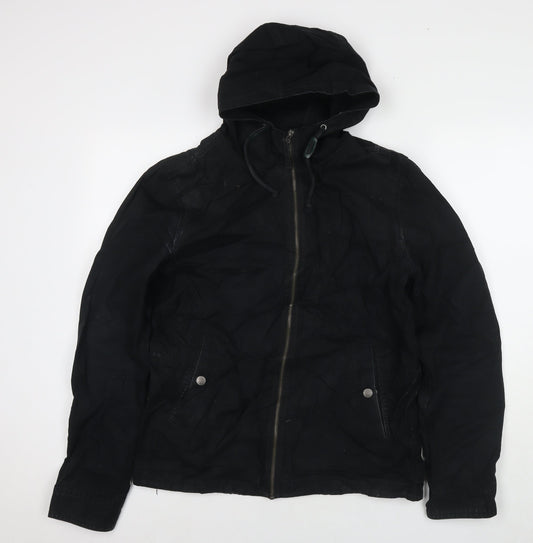 Mens UK Size S Burton Black Parka Coat