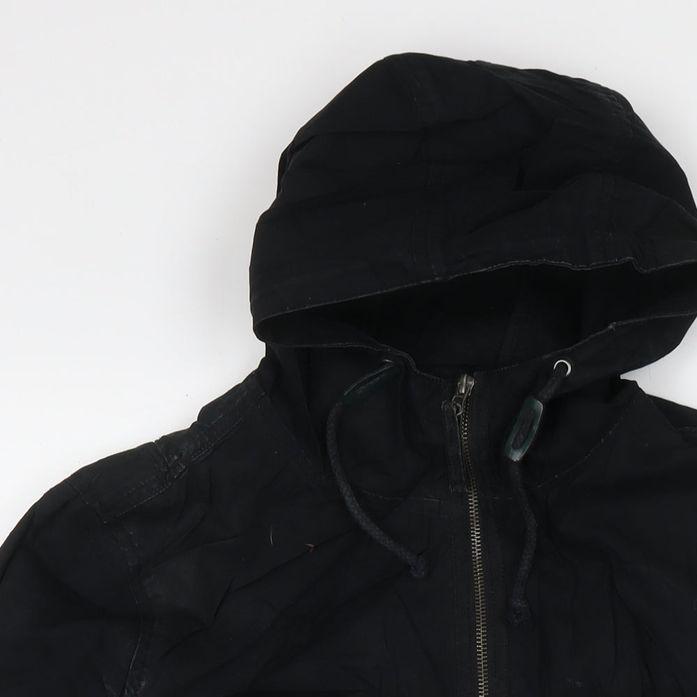 Mens UK Size S Burton Black Parka Coat