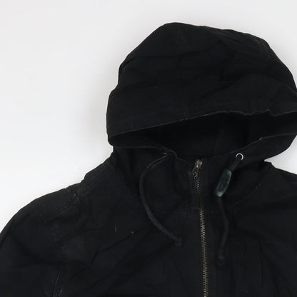 Mens UK Size S Burton Black Parka Coat