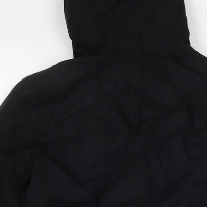 Mens UK Size S Burton Black Parka Coat