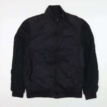 Zara Mens Black Jacket Size S Zip
