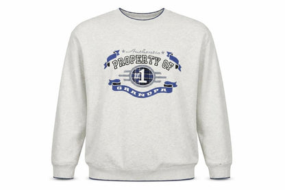 Croft & Barrow Mens Grey Cotton Pullover Sweatshirt Size M - Logo