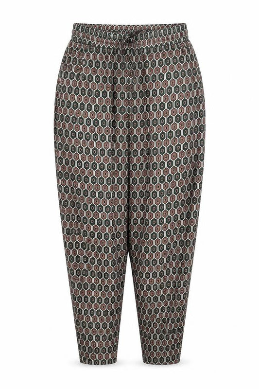 Womens UK Size 6 PRETTYLITTLETHING Regular Fit Harem Multicoloured Trousers