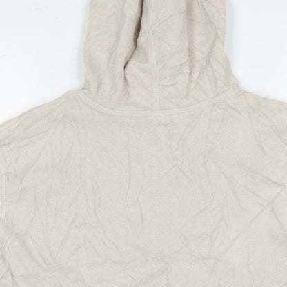 H&M Womens Beige Polyester Pullover Hoodie Size M Pullover
