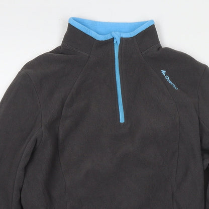 Quechua Womens Grey Polyester Pullover Sweatshirt Size S Pullover - Size S/M