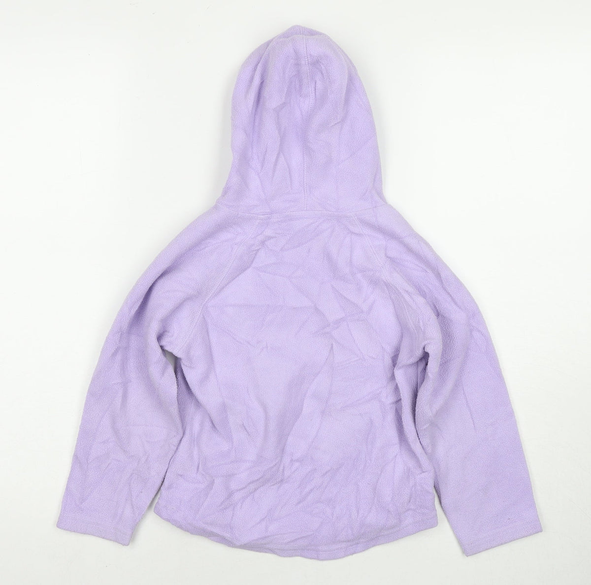 Next Girls Purple Polyester Pullover Hoodie Size 6 Years Pullover - Sequin Detail