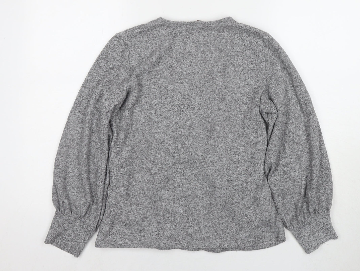 Womens UK Size 12 Dorothy Perkins Grey Pullover Jumper