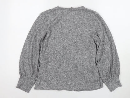 Womens UK Size 12 Dorothy Perkins Grey Pullover Jumper