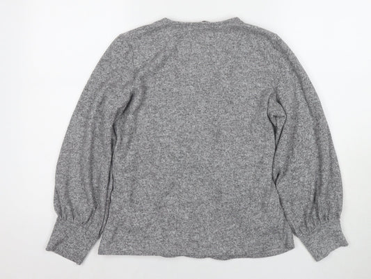 Womens UK Size 12 Dorothy Perkins Grey Pullover Jumper