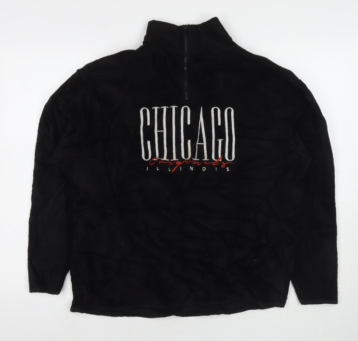 Womens UK Size M ASOS Black Pullover Sweatshirt