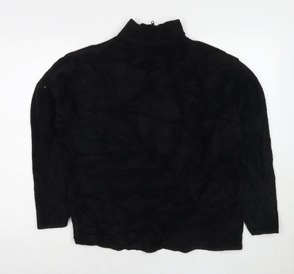 Womens UK Size M ASOS Black Pullover Sweatshirt