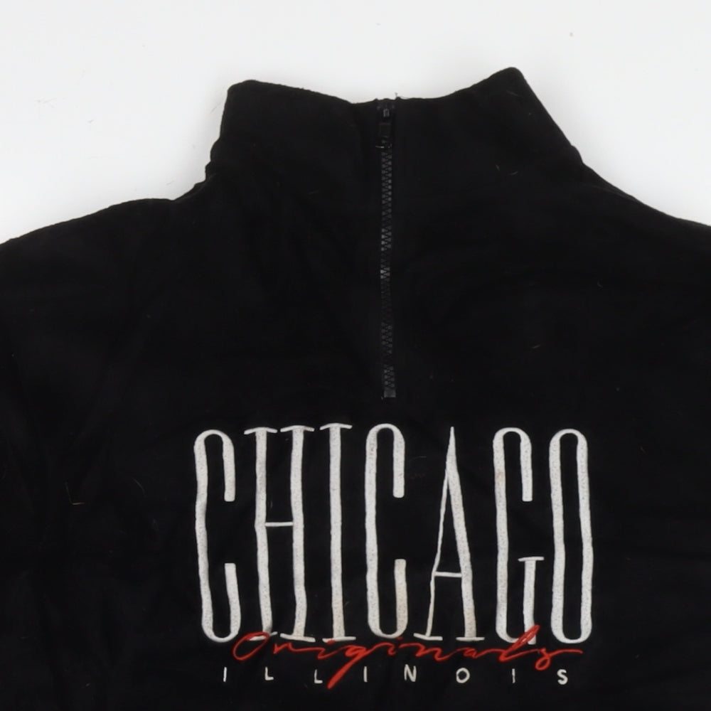 Womens UK Size M ASOS Black Pullover Sweatshirt