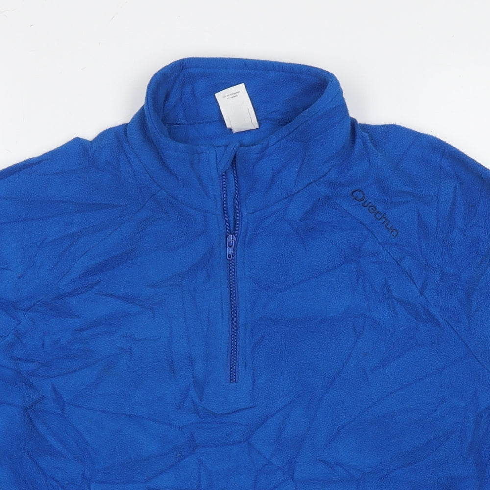Mens UK Size M Quechua Blue Pullover Sweatshirt
