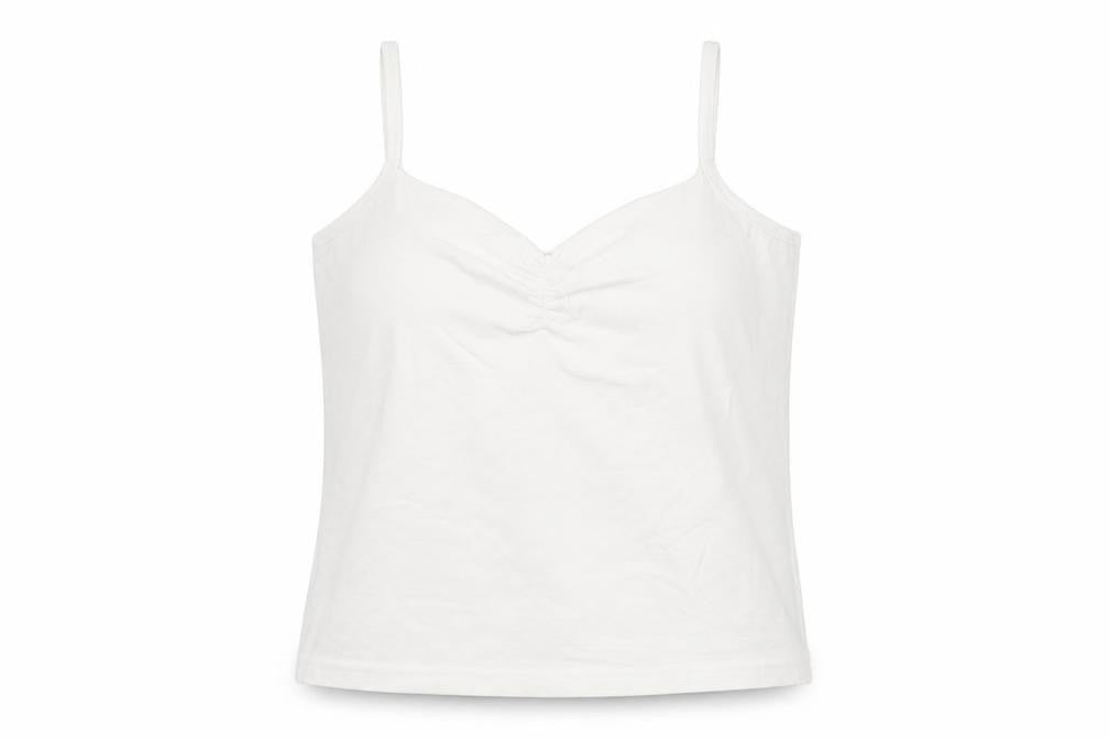 Womens UK Size 14 Essentials White Basic T-Shirt