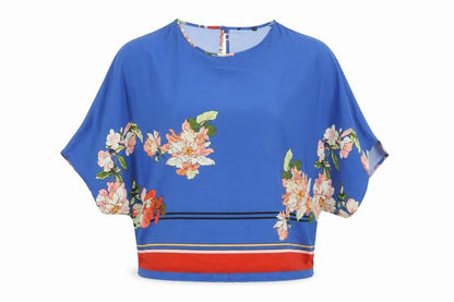 Womens UK Size M Quiz Blue Basic Blouse