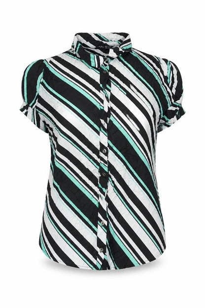 Womens UK Size 14 Select Black Basic Button-Up