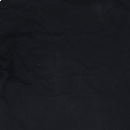 Glassons Womens Black Cotton Shift Size S Round Neck Pullover