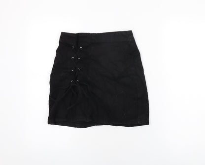 Womens UK Size 4 Denim Co Mini Denim Skirt