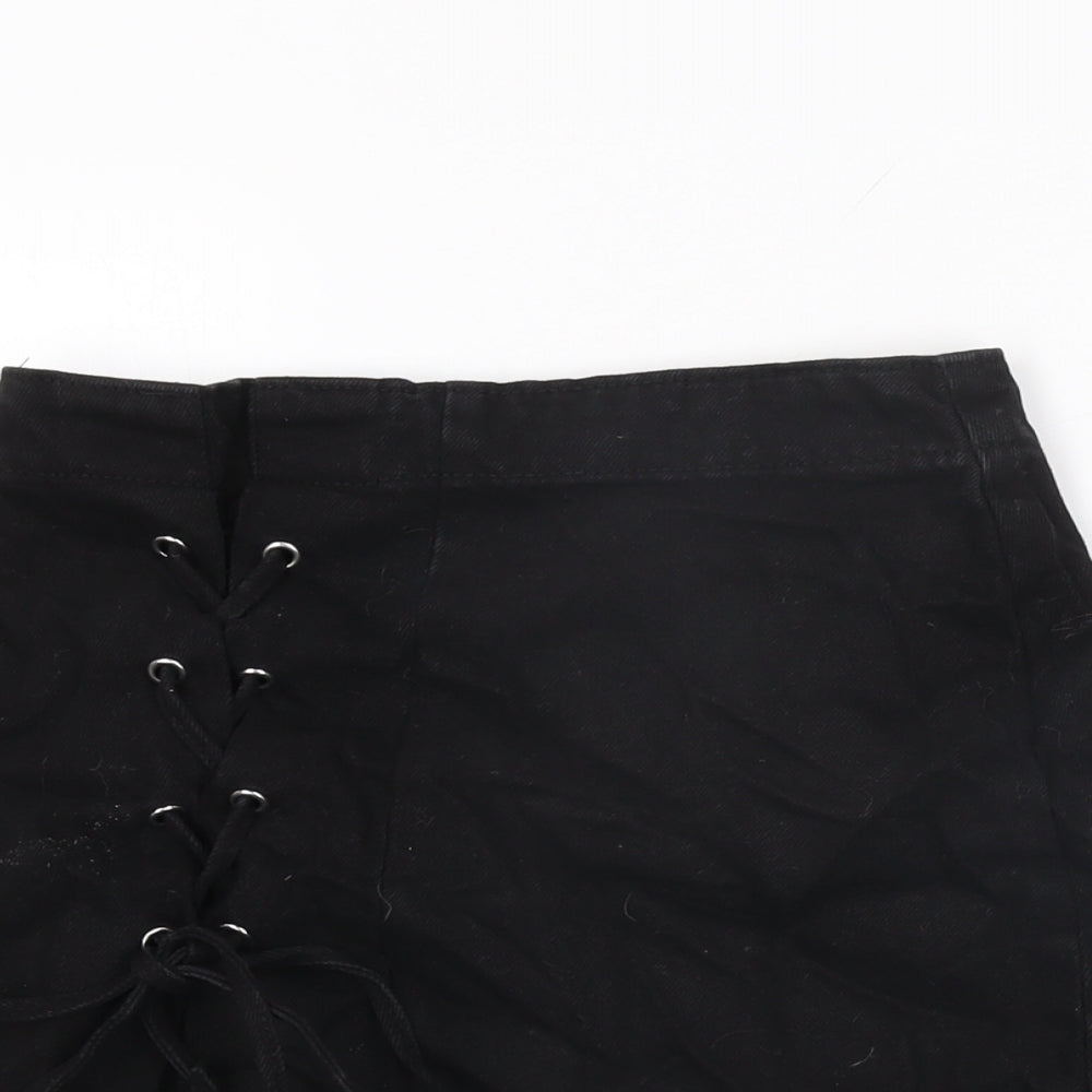 Womens UK Size 4 Denim Co Mini Denim Skirt