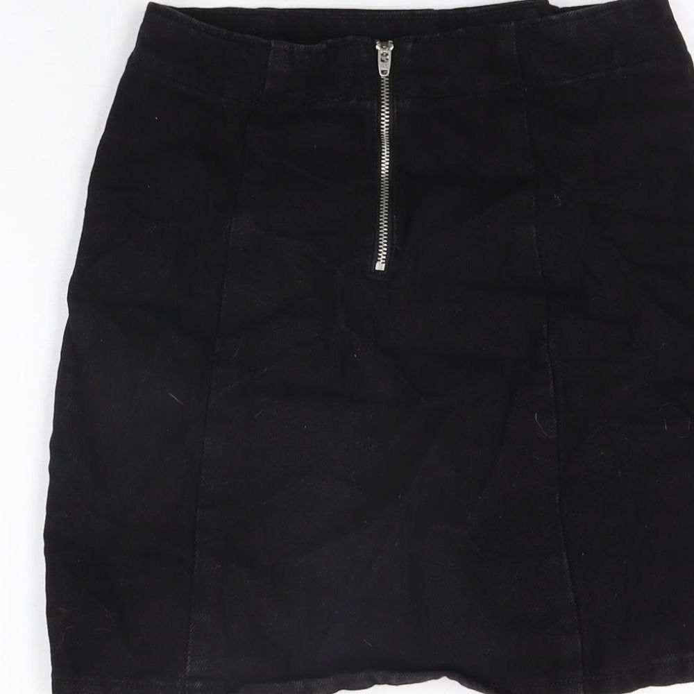 Womens UK Size 4 Denim Co Mini Denim Skirt