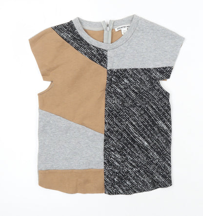 Country Road Boys Multicoloured Modal Basic T-Shirt Size XS Round Neck