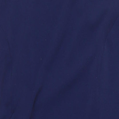 Nightingales Womens Blue Polyester Shift Size 18 Boat Neck