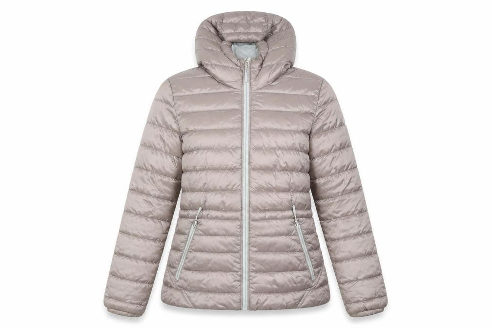 Womens UK Size XS HFX Brown Puffer Jacket